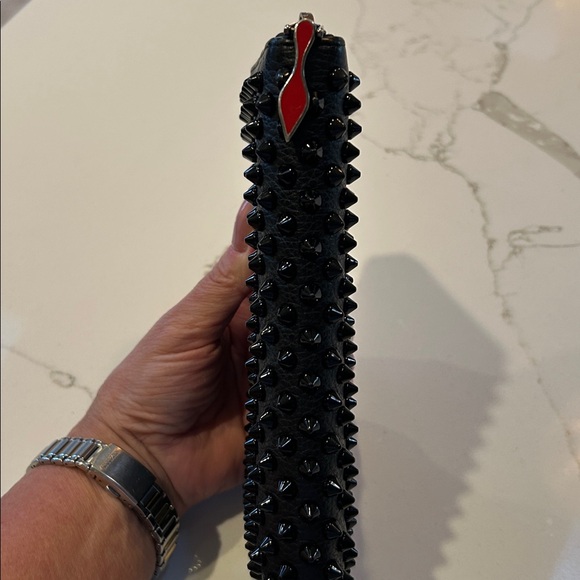 Christian Louboutin Black Spiked Wallet - Picture 3 of 11